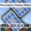 Rhinocéros Platine 25000 20